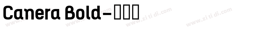 Canera Bold字体转换
